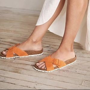 Birkenstock Siena Soft Footbed Suede Leather Sandals 36